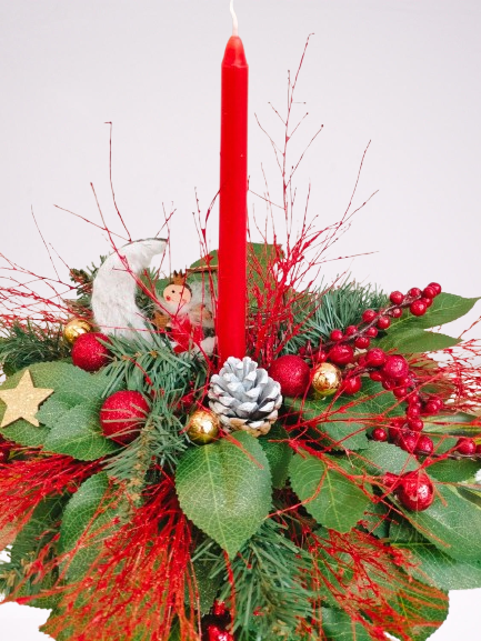 Centro de navidad artificial - Imagen 4