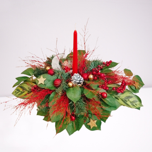 Centro de navidad artificial - Imagen 3