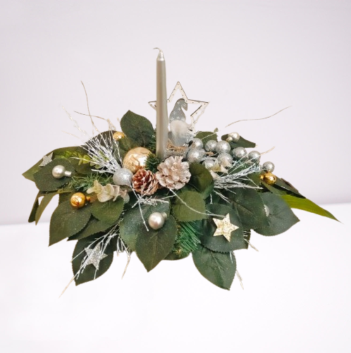 Centro de navidad artificial - Imagen 6