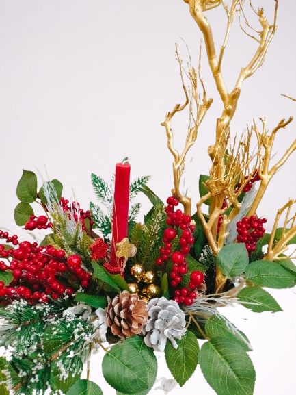 Centro de navidad artificial - Imagen 8