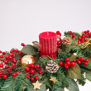 Centro artificial de navidad