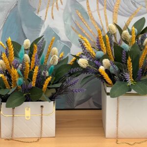 Conjunto de centros en flor preservada